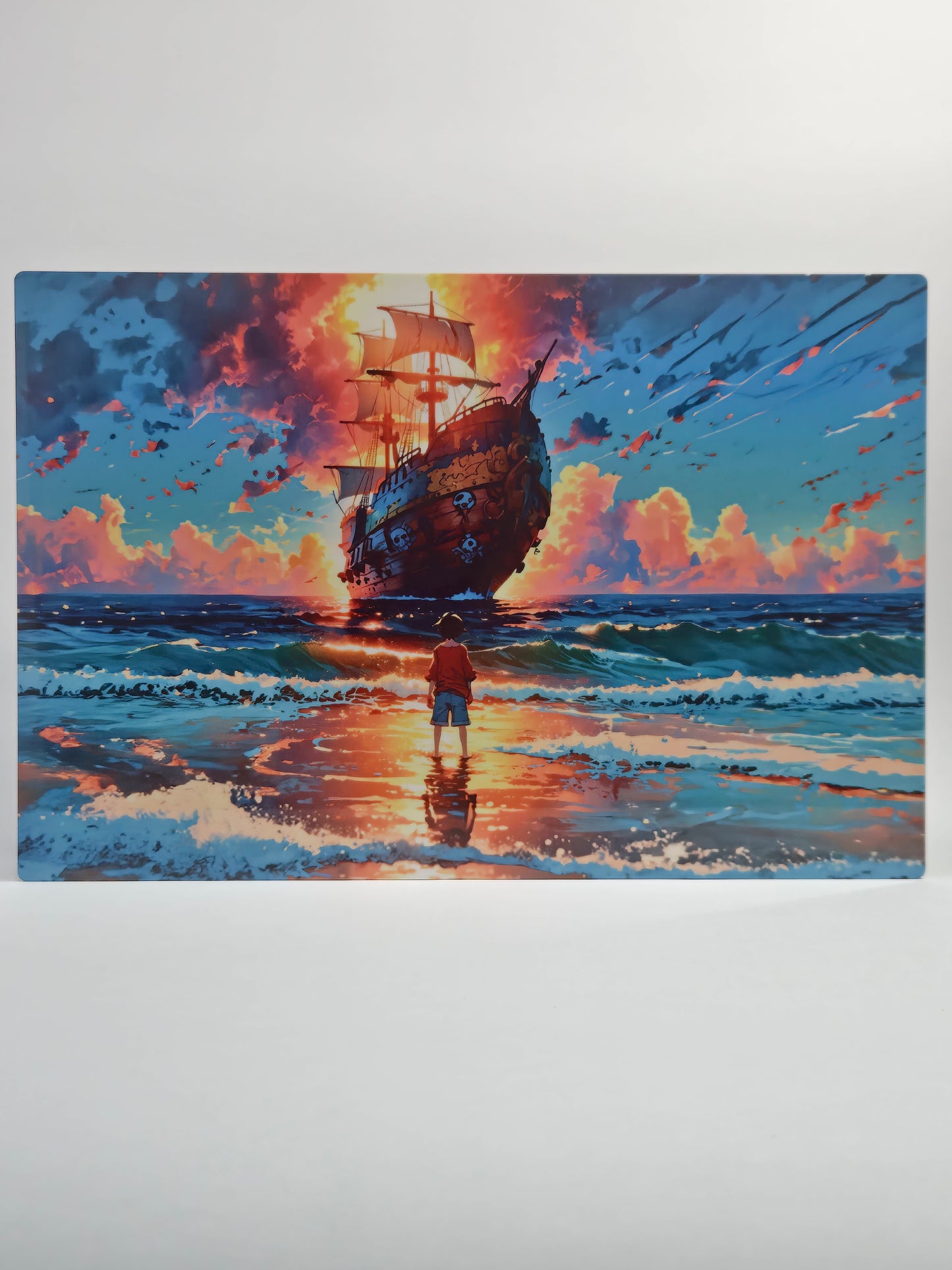 Create Your Custom gloss white Metal Print