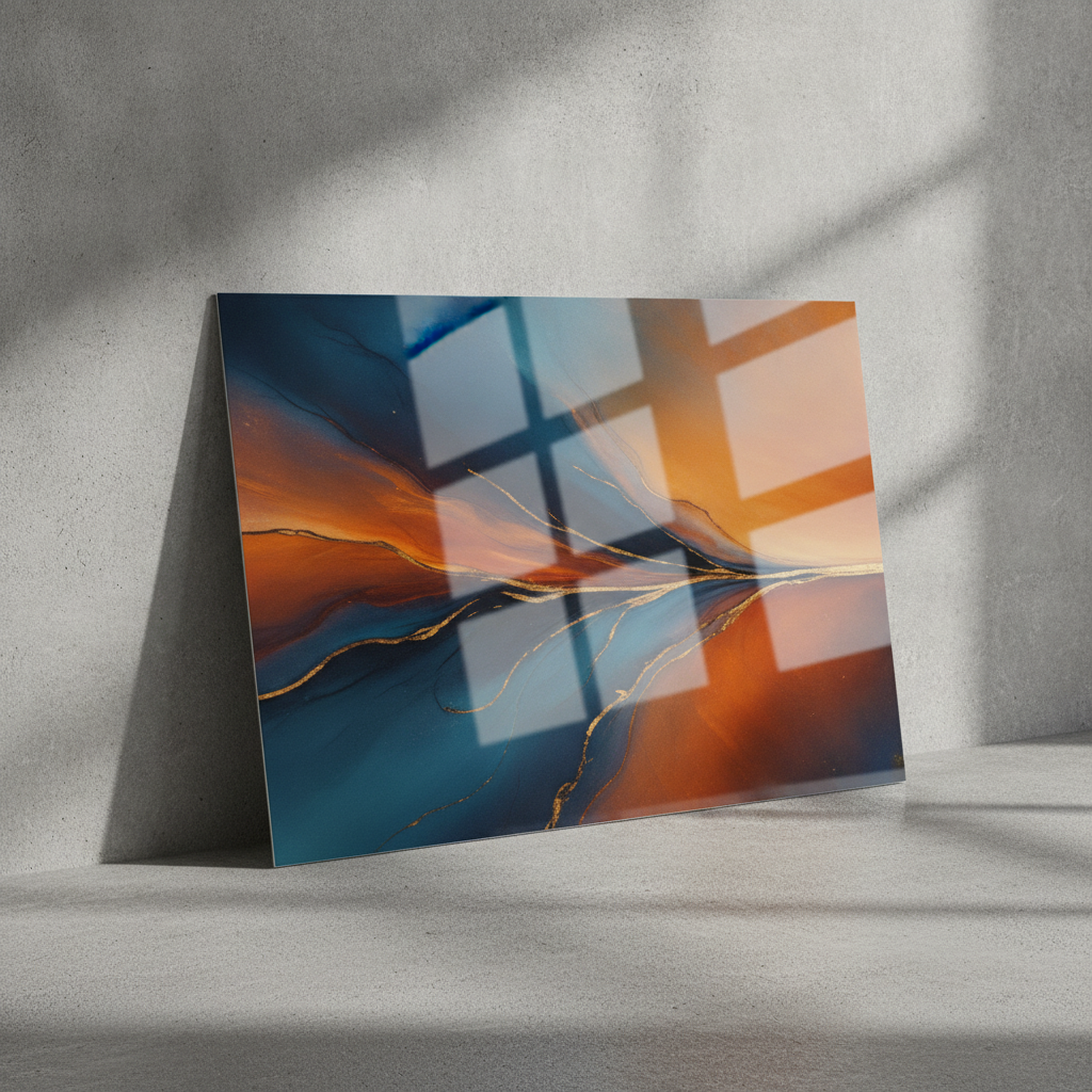 Create Your Custom gloss white Metal Print