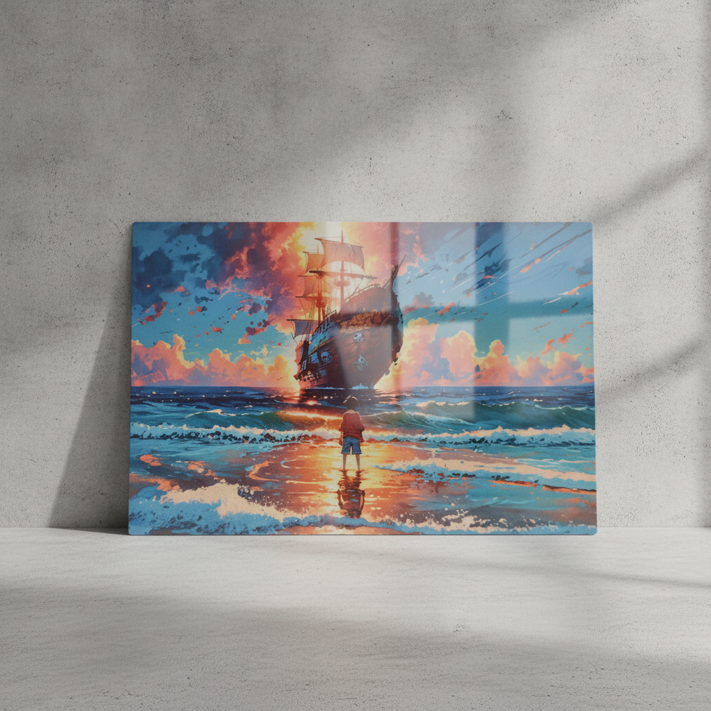 Create Your Custom gloss white Metal Print